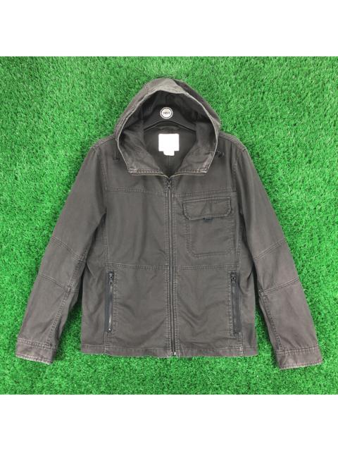 Other Designers Uniqlo - Uniqlo Original Garment Military Zipper Jacket Hoodie