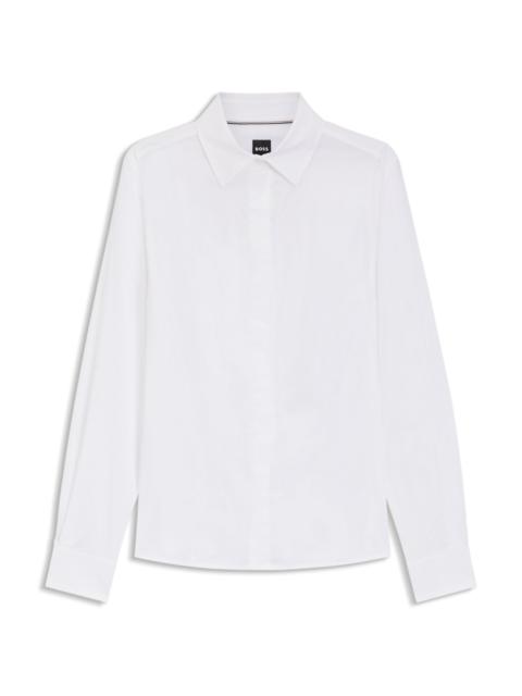 BOSS SLIM-FIT BLAZER IN A STRETCH COTTON