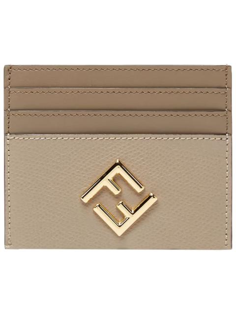 FENDI "FF DIAMONDS" LEATHER CARD CASE