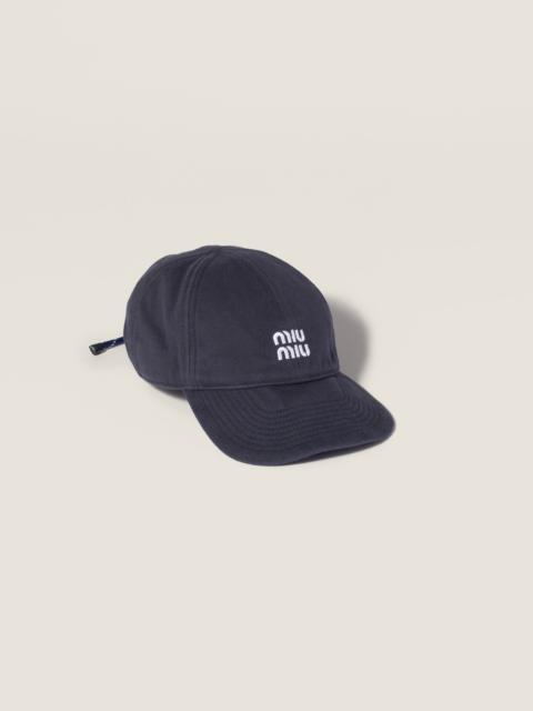 Miu Miu Denim baseball cap