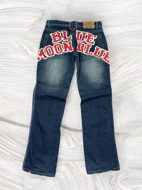 VINTAGE BLUE MOON BLUE DAICOCK HICKORY LOW RISE DENIM JEANS