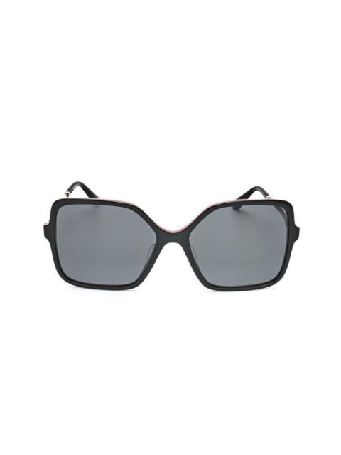 BVLGARI Bvlgari Ladies Black Square Sunglasses 0BV8250F-552687