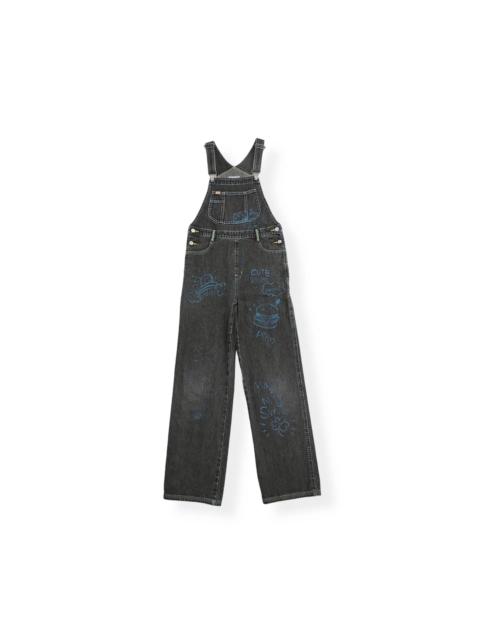 Other Designers Japanese Brand - Archive 1990's ANGEL BLUE painter denim waistband overalls