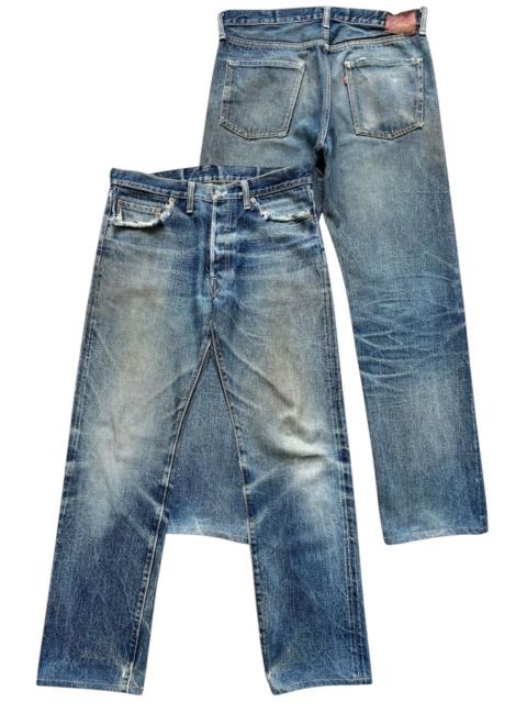 Other Designers Vintage Denime Orizonti Selvedge Distressed Denim Jeans 33