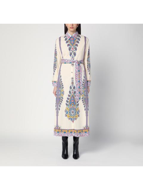 Etro Etro Cotton Chemise Dress With Paisley Print Women
