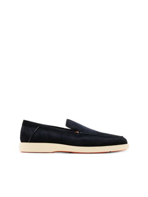 Santoni SANTONI BLUNT TOE LOAFERS
