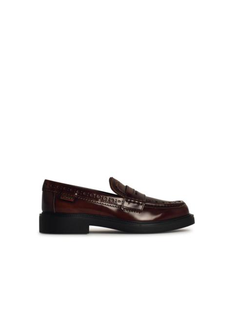 Tod's Tod's Brown Leather Loafers Woman