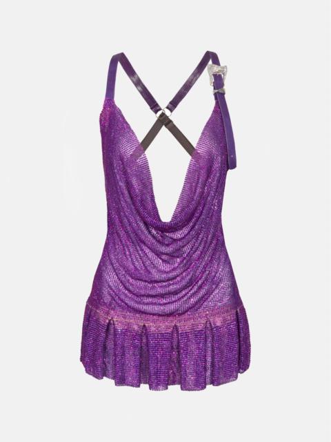 POSTER GIRL BARBARA MINI DRESS AMETHYST