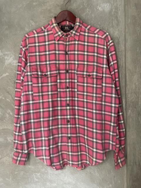 Other Designers RRL Ralph Lauren - Vintage 90s Double RL Ralph Lauren RRL Heavy Plaid Flannel