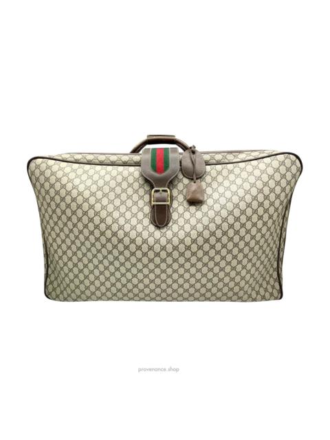 Gucci GG Supreme Suitcase with Web Detail