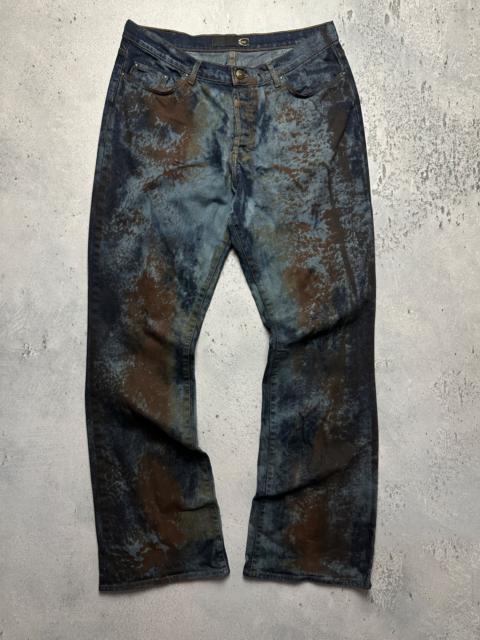 Vintage - Just Cavalli Distressed Acid Wash Denim Jeans Made In Italy