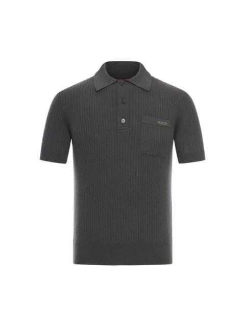 GUCCI Gucci Green Polo Shirts Men