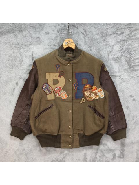 Other Designers Vintage 80s PINK HOUSE Patches Logo Varsity Jacket #4918-36