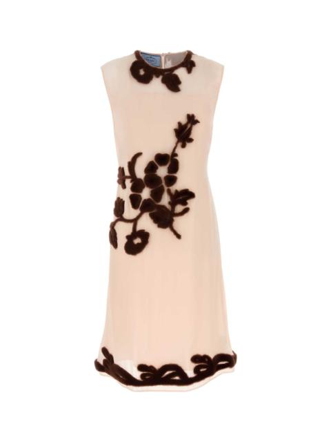 Ivory Georgette Dress