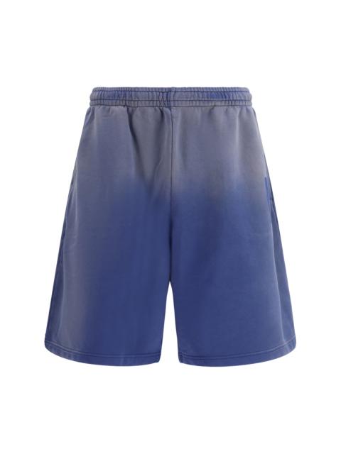 Moschino Moschino Bermuda Sweat Shorts With Gradient Effect