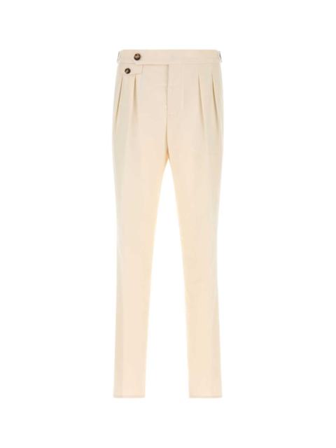 Brunello Cucinelli Brunello Cucinelli Men Ivory Cotton Pant