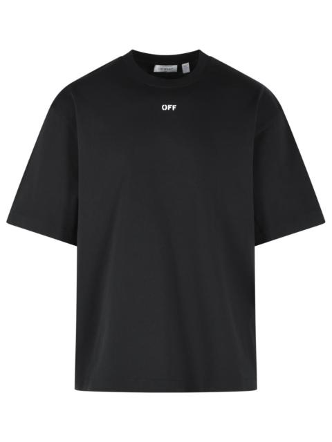 Off-White Off-White 'Chain' Black Cotton T-Shirt Men