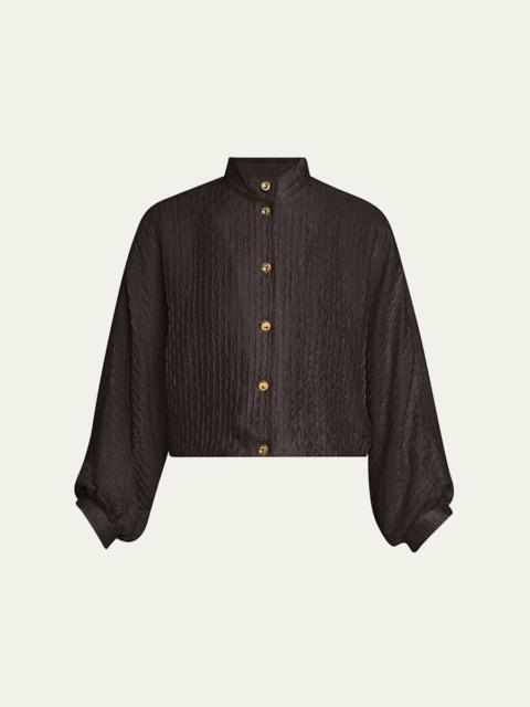 Loro Piana Benedetta Fluid Diamond Cloquet Jacket