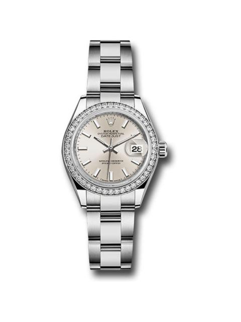 ROLEX Rolex Lady Datejust Automatic Silver Dial Ladies Oyster Watch 279384SSO