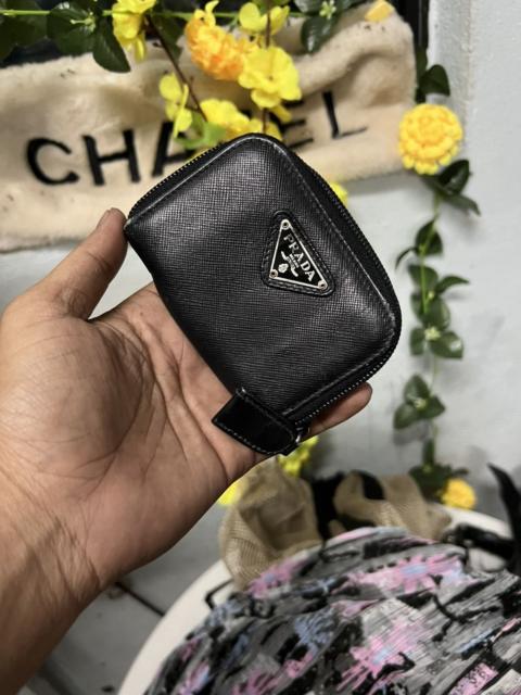 Prada Prada coin leather Black Wallet