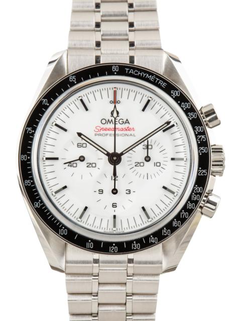 OMEGA Used Omega Speedmaster Moonwatch Professional White Chronograph Dial