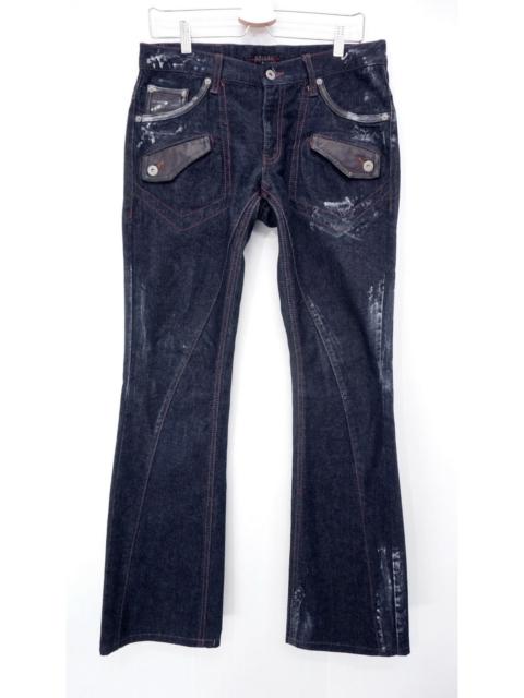 Other Designers Morgan Homme - Fire! Morgan De Toi Homme Painter Low rise Flared Jeans