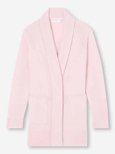 Derek Rose Women's Cardigan Nina Cashmere Ice Pink