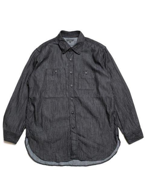 Engineered Garments Work Shirt - Cotton Denim Shirting - NQ020
