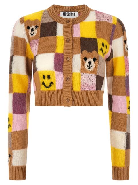 Moschino Moschino Women 'Smiley® E 'Moschino Teddy Bear' Cardigan