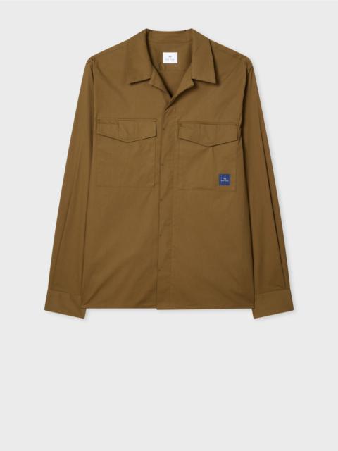 Paul Smith Khaki Cotton-Nylon Double Pocket Overshirt
