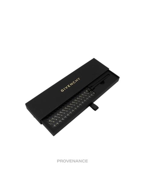 Givenchy Givenchy Bookmark - Black Gold Leather Monogram