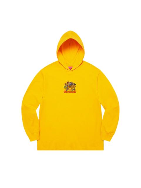 Supreme Supreme Dragon Hooded Long-Sleeve Top 'Gold'