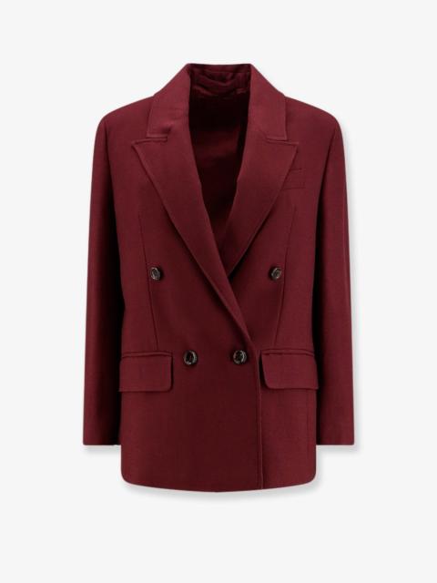 Other Designers Stella Maxwell X Marella Double-Breasted Wool Blend Blazer