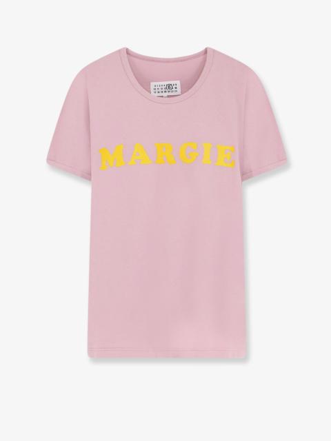 MM6 Maison Margiela MM6 Maison Margiela Cotton T-Shirt Pink Women