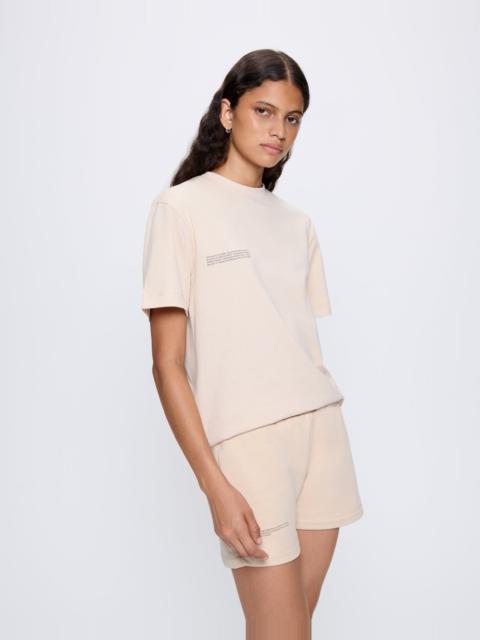 PANGAIA Womens 365 Midweight T-shirt - Sand