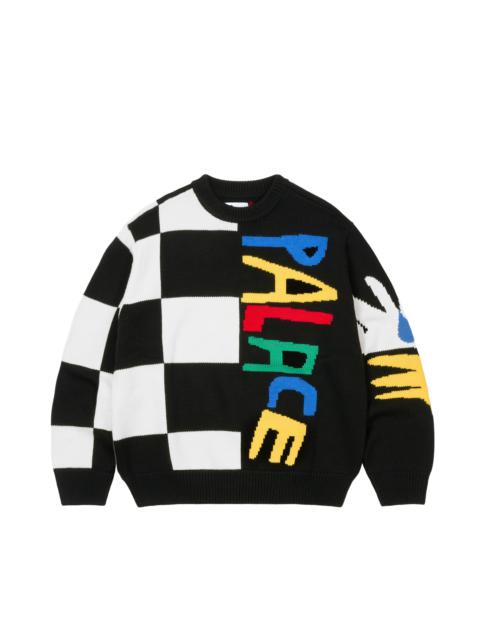 PALACE JCC+ KNIT CREW BLACK