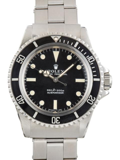 ROLEX Vintage Rolex Submariner Ref 5513 Stainless Steel Matte Dial