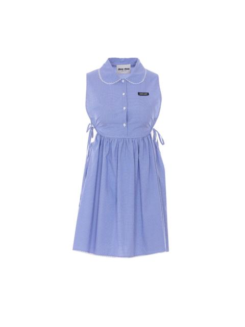 Miu Miu Miu Miu Women Miu Miu Logo Mini Dress