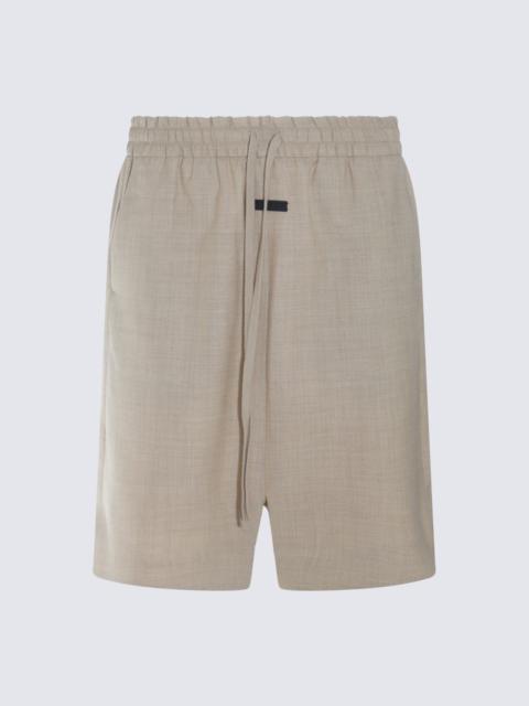 FEAR OF GOD TAN COTTON SHORTS