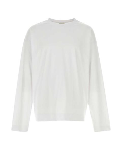 Dries Van Noten Dries Van Noten Men White Cotton Hegland T-Shirt
