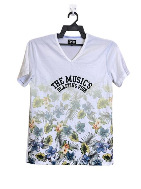 PPFM PPFM THE MUSIC’S BLASTING VIBE B-NECK TEE SHIRT