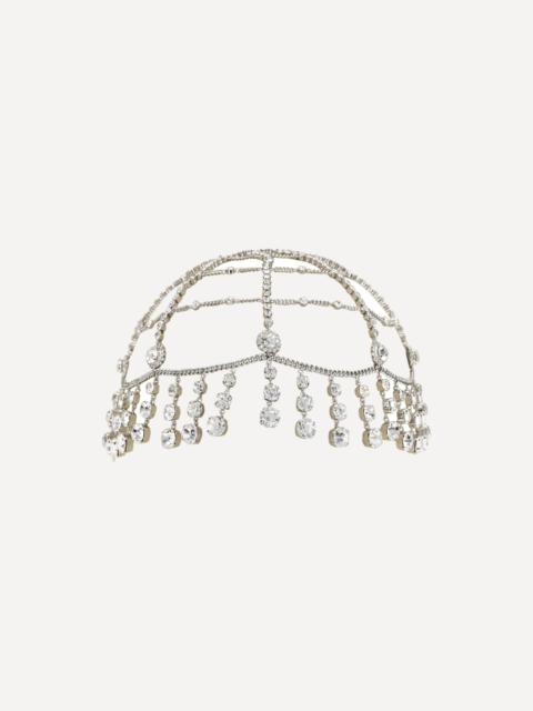 rabanne Silver crystal jewel Headpiece