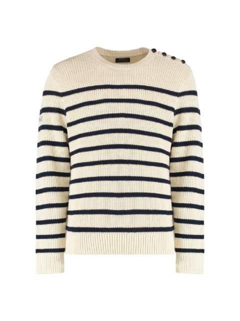 Polo Ralph Lauren Polo Ralph Lauren Striped Cotton Linen Sweater