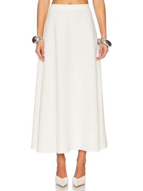 HELSA The Heavy Crepe Midi Skirt