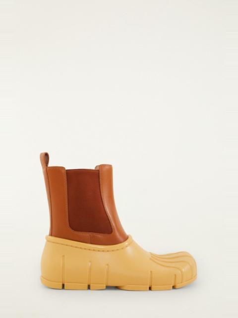 FARM RIO Butter Yellow Monstera Rain Chelsea Boot