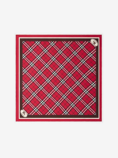 Burberry Check Silk Scarf