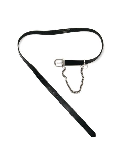 AW06 Cowhide Leather Belt with Chain