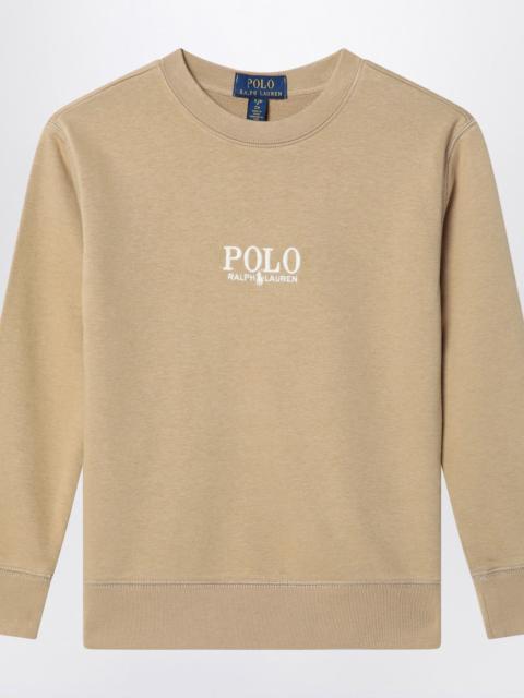 Polo Ralph Lauren Beige cotton sweatshirt with logo