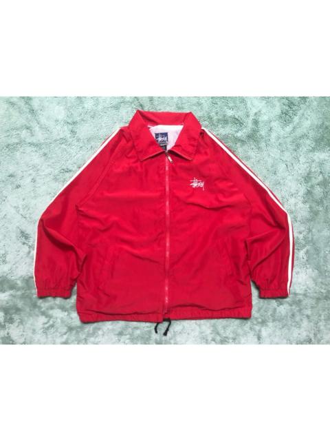 Stüssy VINTAGE STUSSY SPORT RED WINDBREAKER LIGHT JACKET