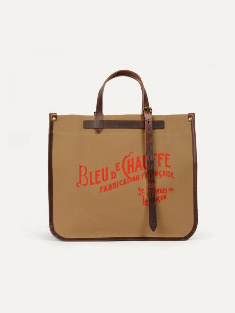 Bleu de Chauffe BAZAR TOTE BAG  -  CAMEL BM